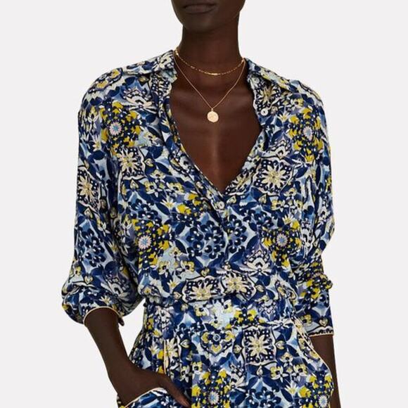 CHUFY Pia Capri Button-Down Shirt XS - Picture 2 of 12